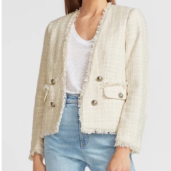 Express Jackets & Blazers - Express Tweed Boucle Jacket